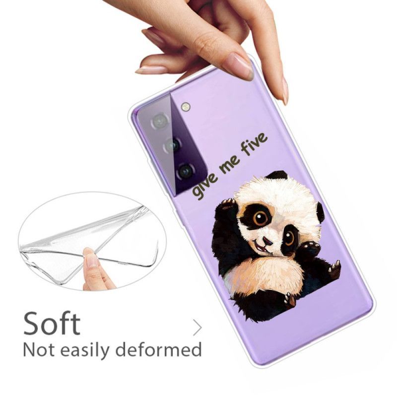 Kryt Samsung Galaxy S21 Plus 5g Průhledná Panda Dej Mi Pět