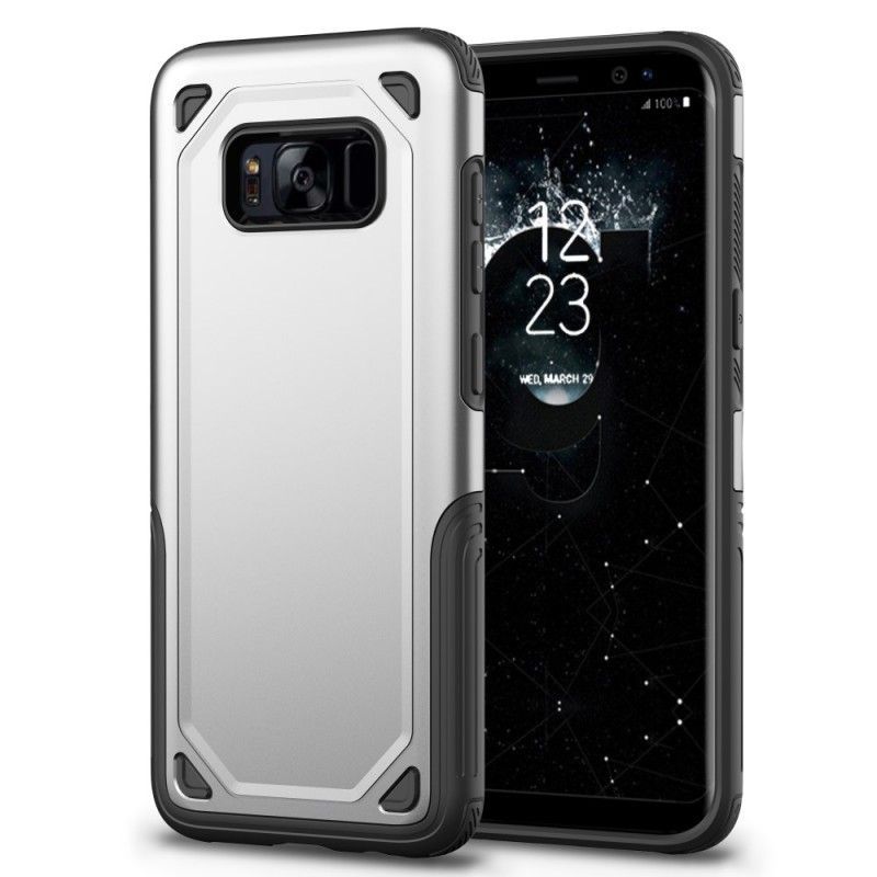 Kryt Samsung Galaxy S8 Brnění S Kovovým Efektem