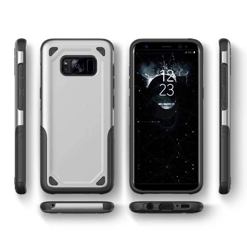 Kryt Samsung Galaxy S8 Brnění S Kovovým Efektem