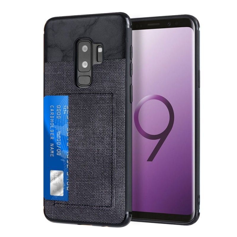 Kryt Samsung Galaxy S9 Další Džínový Efekt Držitele Karty