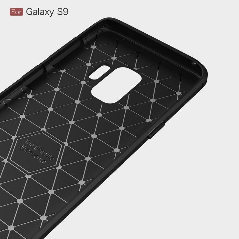 Kryt Samsung Galaxy S9 Kartáčované Uhlíkové Vlákno