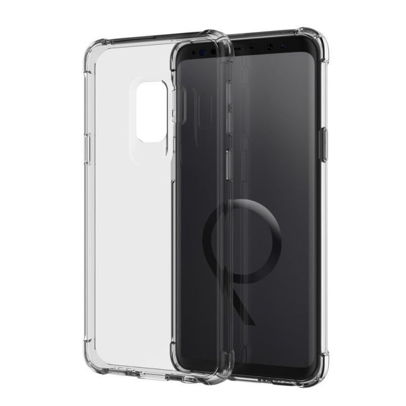 Kryt Samsung Galaxy S9 Průhledné Závětří Ochranné Polštáře