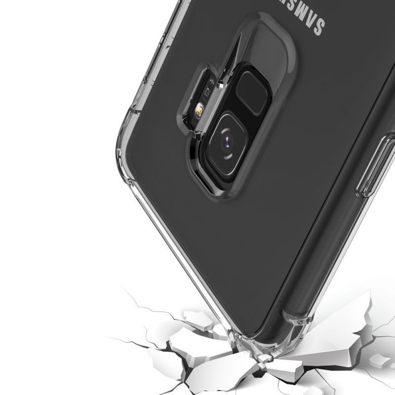 Kryt Samsung Galaxy S9 Průhledné Závětří Ochranné Polštáře