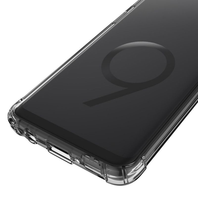 Kryt Samsung Galaxy S9 Průhledné Závětří Ochranné Polštáře