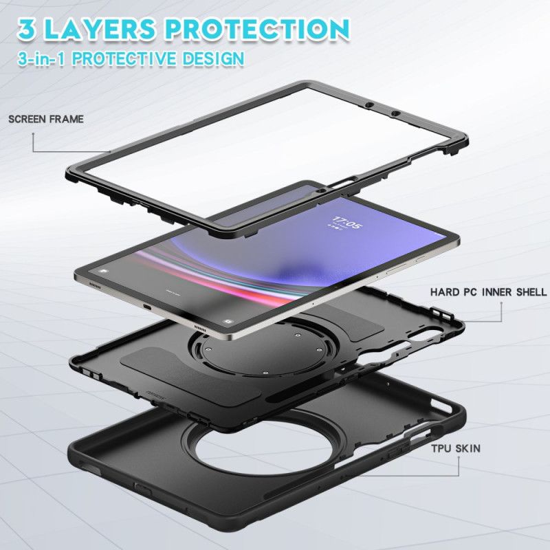 Kryt Samsung Galaxy Tab S9 Fe Ring-support