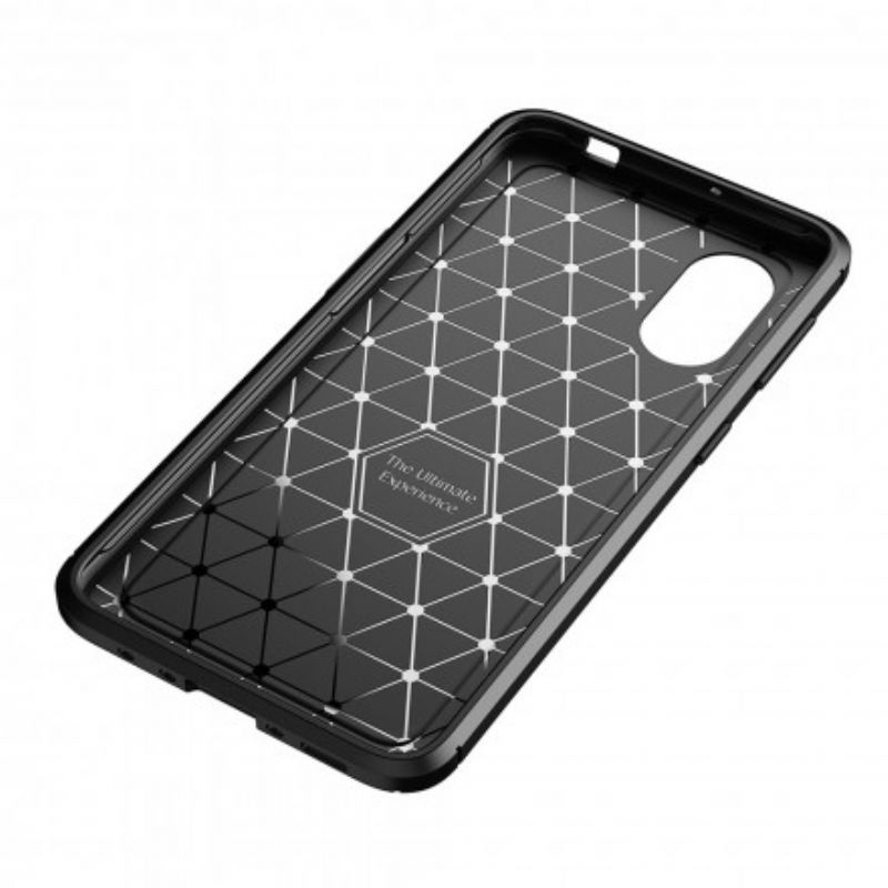 Kryt Samsung Galaxy Xcover 5 Flexibilní Textura Uhlíkových Vláken