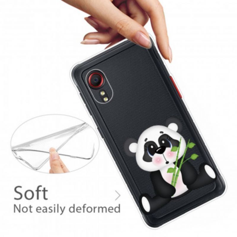 Kryt Samsung Galaxy Xcover 5 Průhledná Smutná Panda