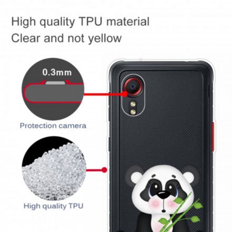 Kryt Samsung Galaxy Xcover 5 Průhledná Smutná Panda