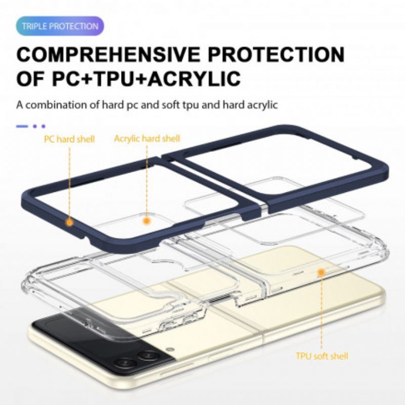 Kryt Samsung Galaxy Z Flip 3 5g Barevné Okraje Hybridní