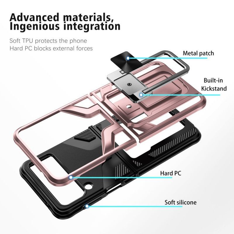 Kryt Samsung Galaxy Z Flip 3 5g Prémiový Prsten