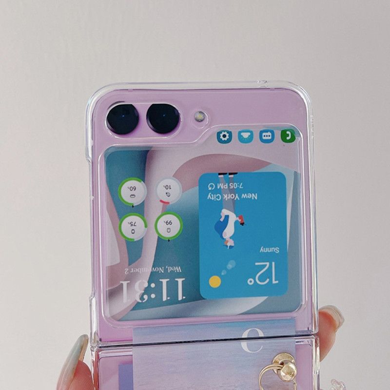 Kryt Samsung Galaxy Z Flip 5 Transparentní Cíl