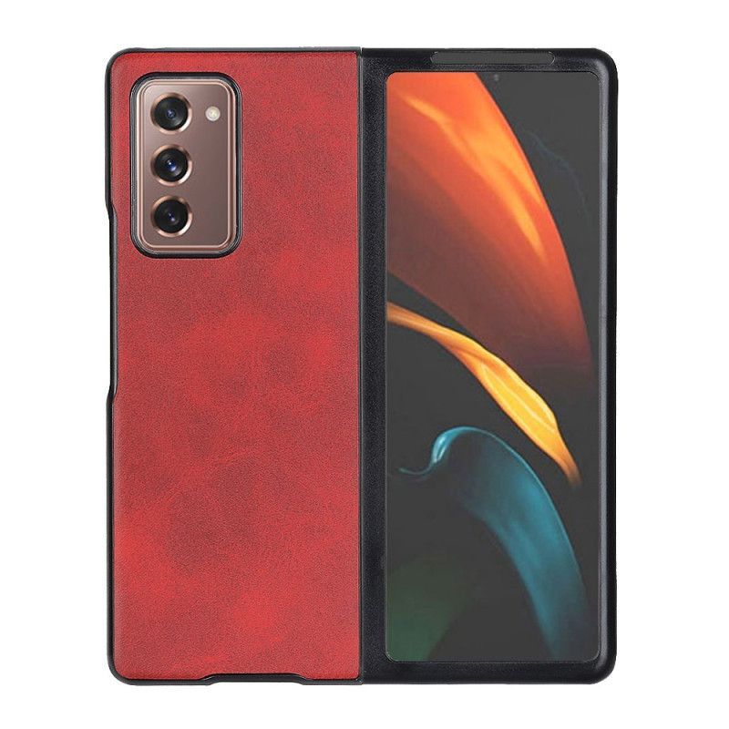 Kryt Samsung Galaxy Z Fold 2 Prémiová Imitace Kůže