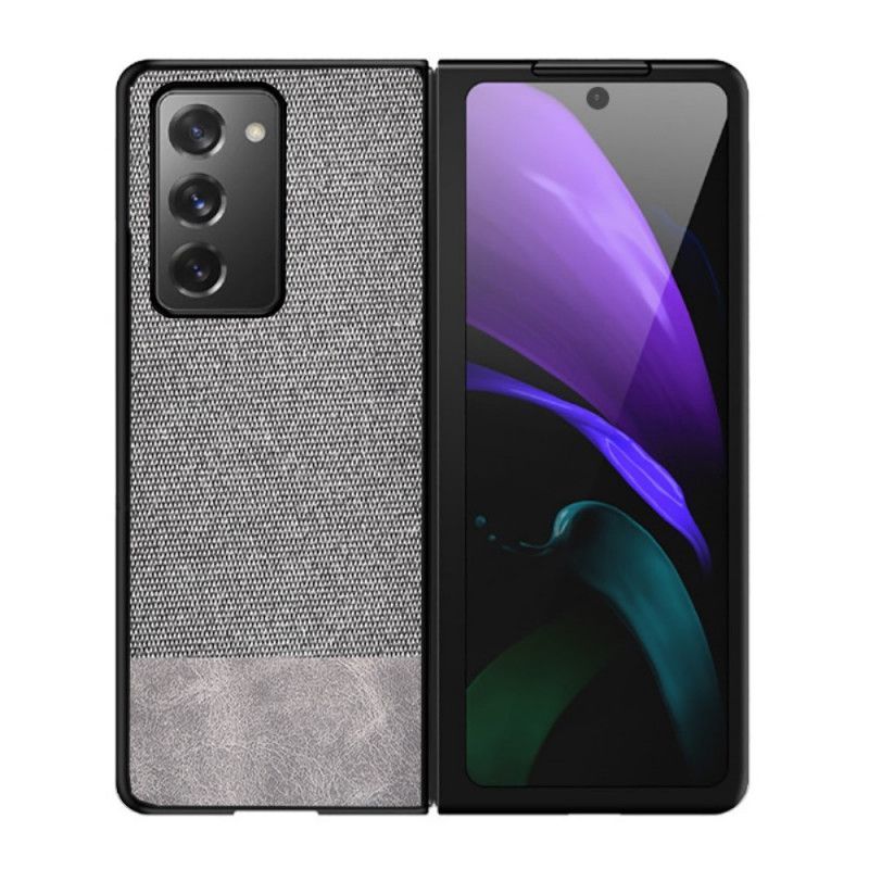 Kryt Samsung Galaxy Z Fold 2 Umělá Kůže A Tkanina