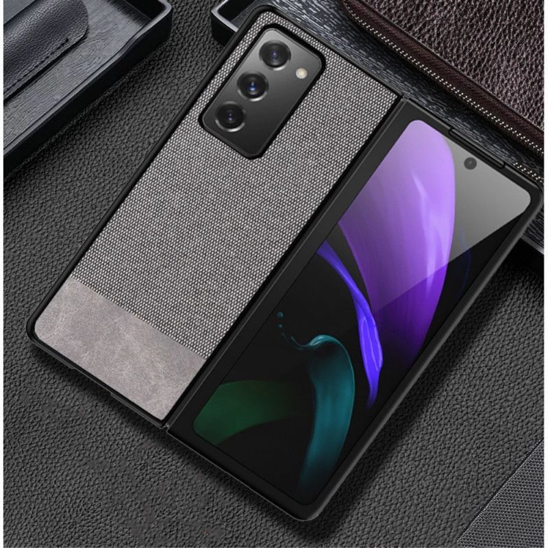 Kryt Samsung Galaxy Z Fold 2 Umělá Kůže A Tkanina