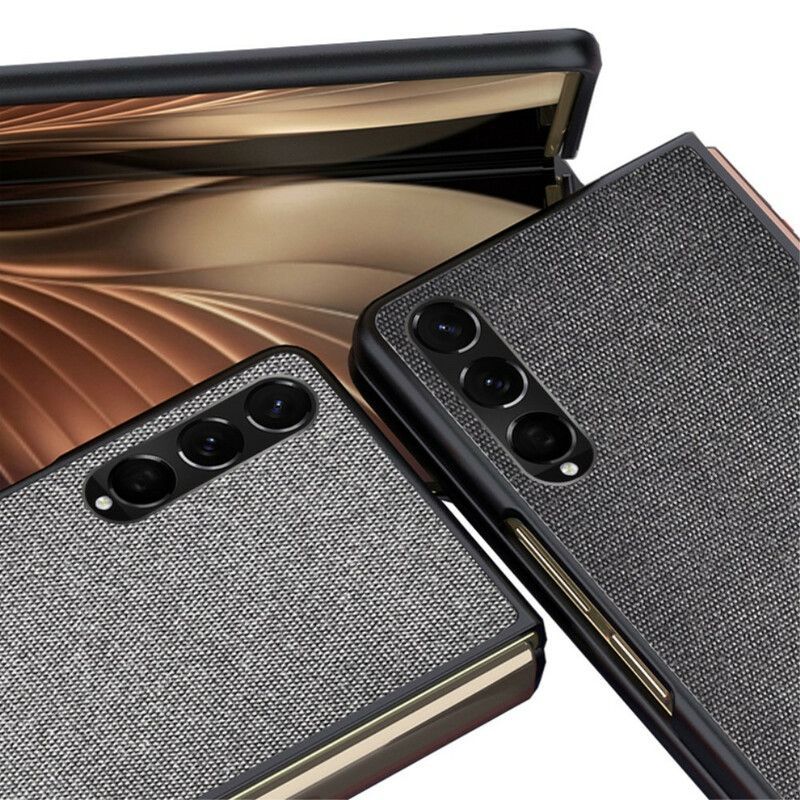 Kryt Samsung Galaxy Z Fold 3 5g Efekt Texturované Kůže