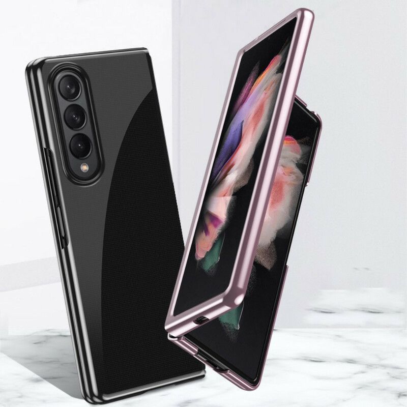 Kryt Samsung Galaxy Z Fold 3 5g Průhledné Kovové Okraje