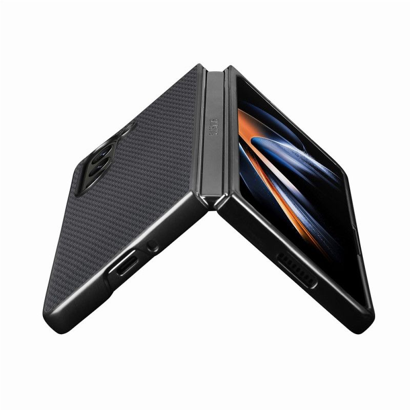 Kryt Samsung Galaxy Z Fold 5 Klasické Uhlíkové Vlákno