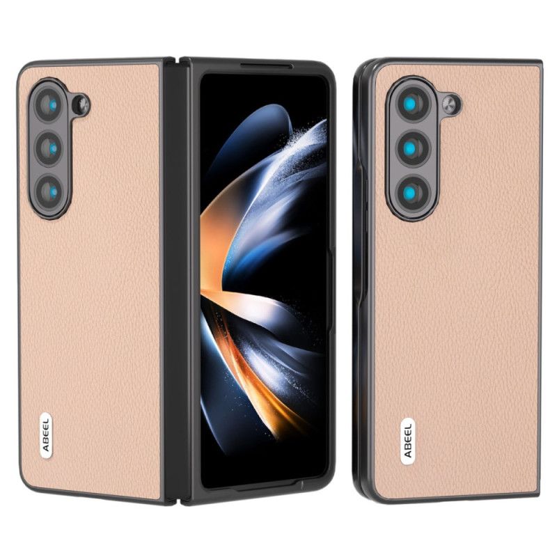 Kryt Samsung Galaxy Z Fold 6 Litchi Umělá Kůže Abeel