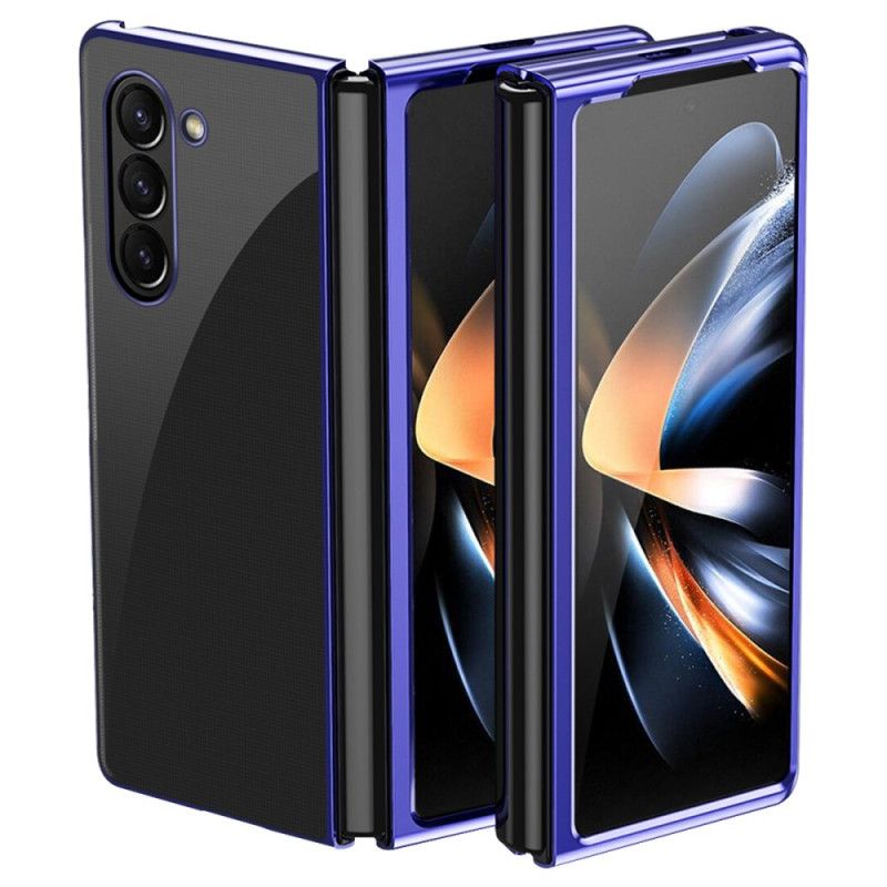 Kryt Samsung Galaxy Z Fold 6 Průhledné Kovové Okraje