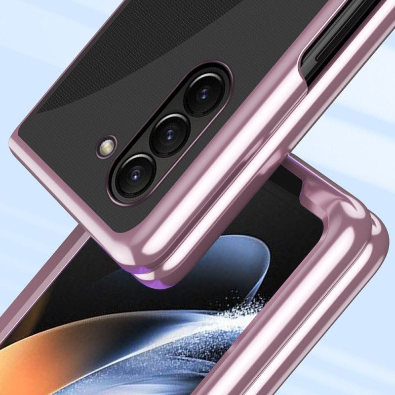 Kryt Samsung Galaxy Z Fold 6 Průhledné Kovové Okraje