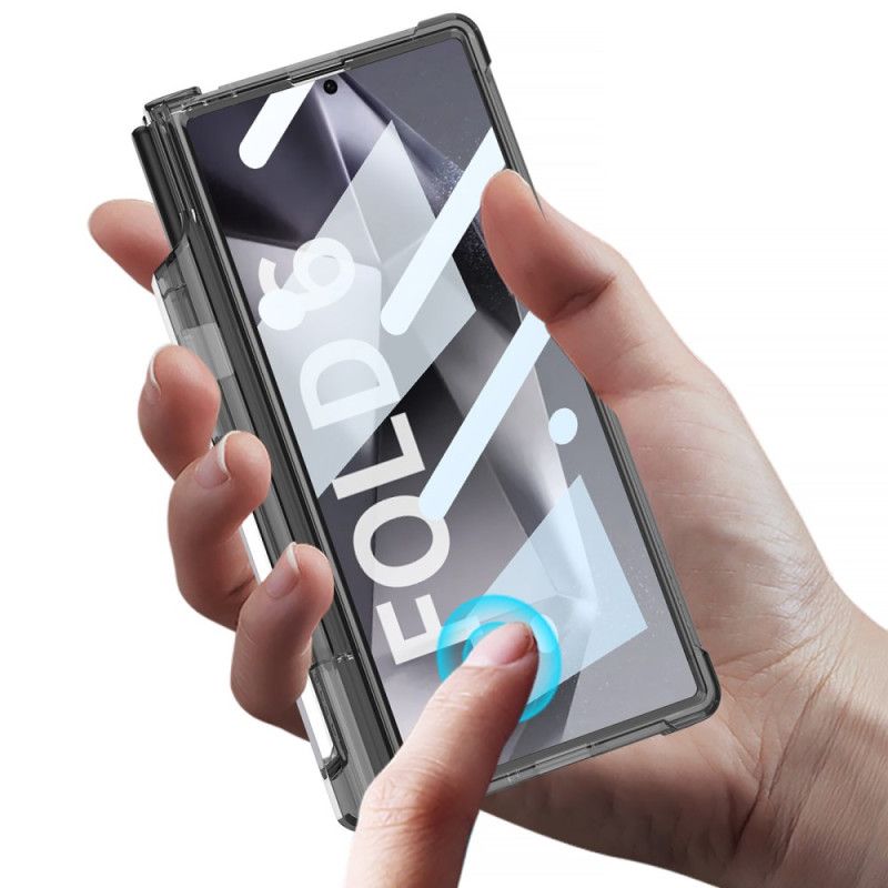 Kryt Samsung Galaxy Z Fold 6 Průhledný Držák Doteku A Podpěra Gkk