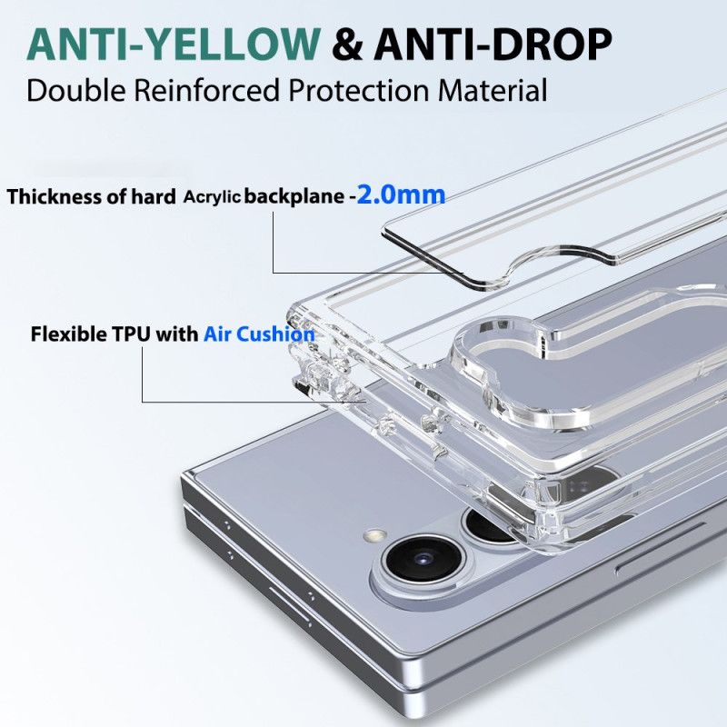 Kryt Samsung Galaxy Z Fold 6 Transparentní Ochrana Proti Poškrábání