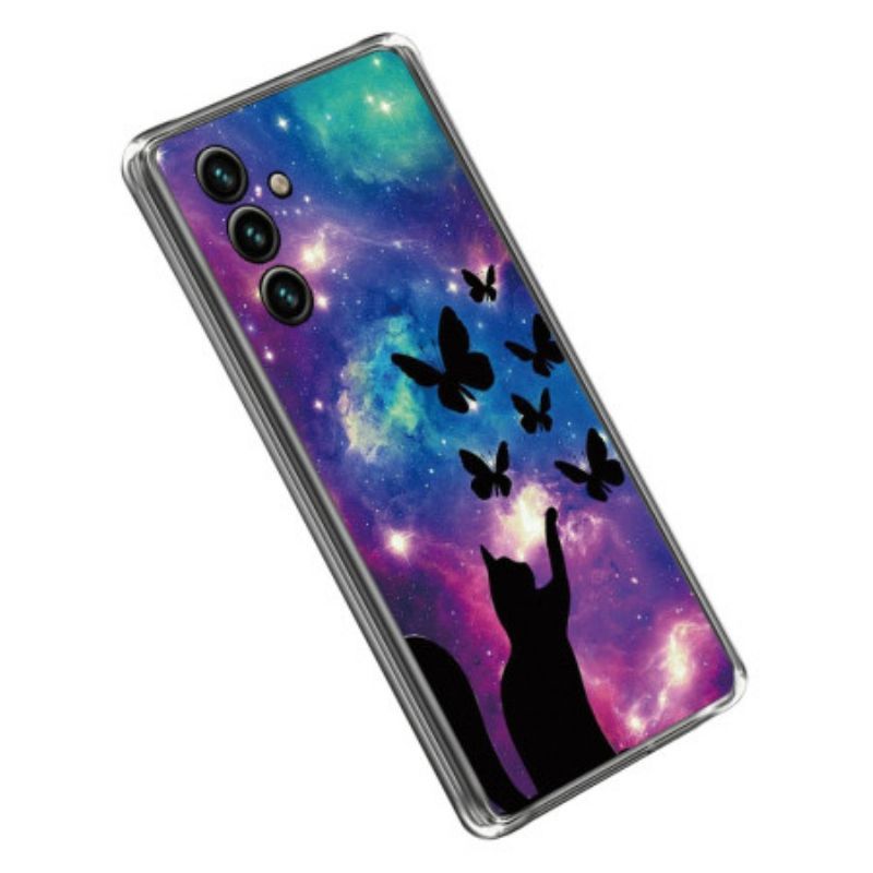 Kryty Na Mobil Na Samsung Galaxy A14 / A14 5G Silikon Space Cat