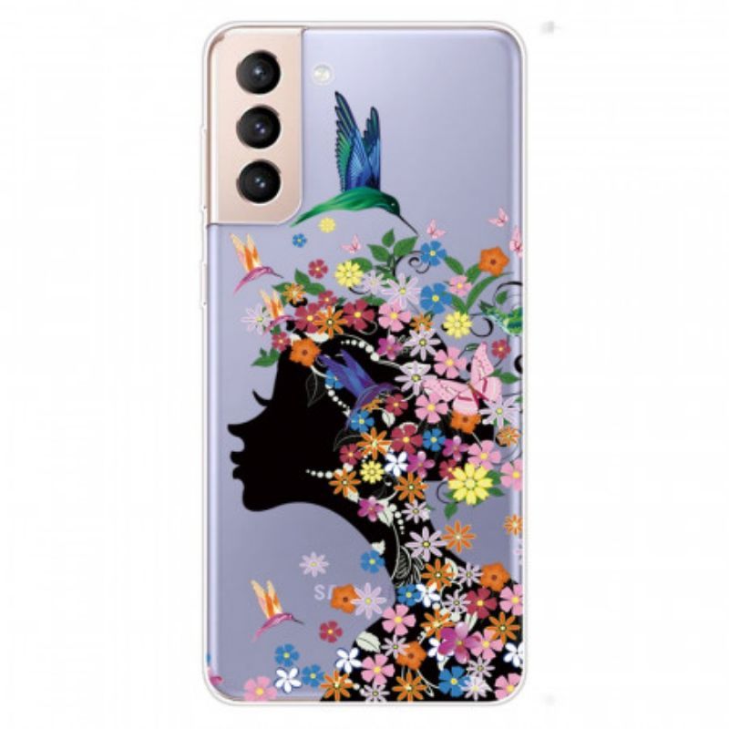 Kryty Na Mobil Na Samsung Galaxy S22 5G Pěkná Květinová Hlava