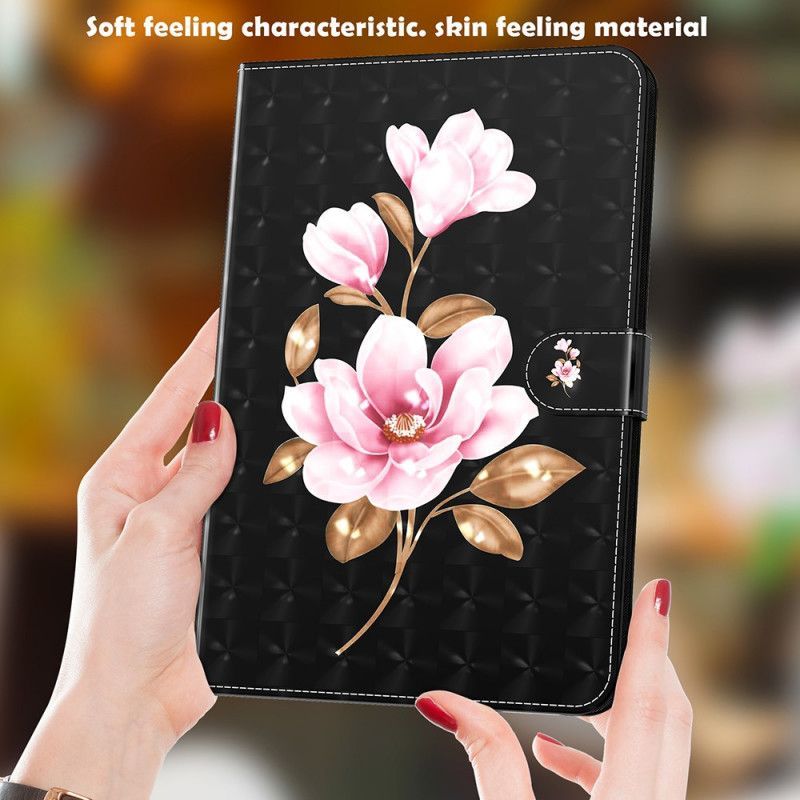 Obal Z Umělé Kůže Flipové Pouzdro Samsung Galaxy Tab S7 Tree Flowers