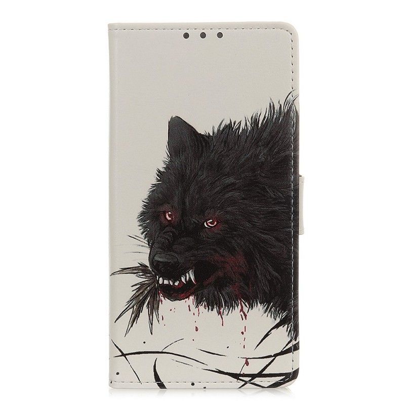 Peněženková Pouzdra Na Samsung Galaxy A40 Hladový Vlk