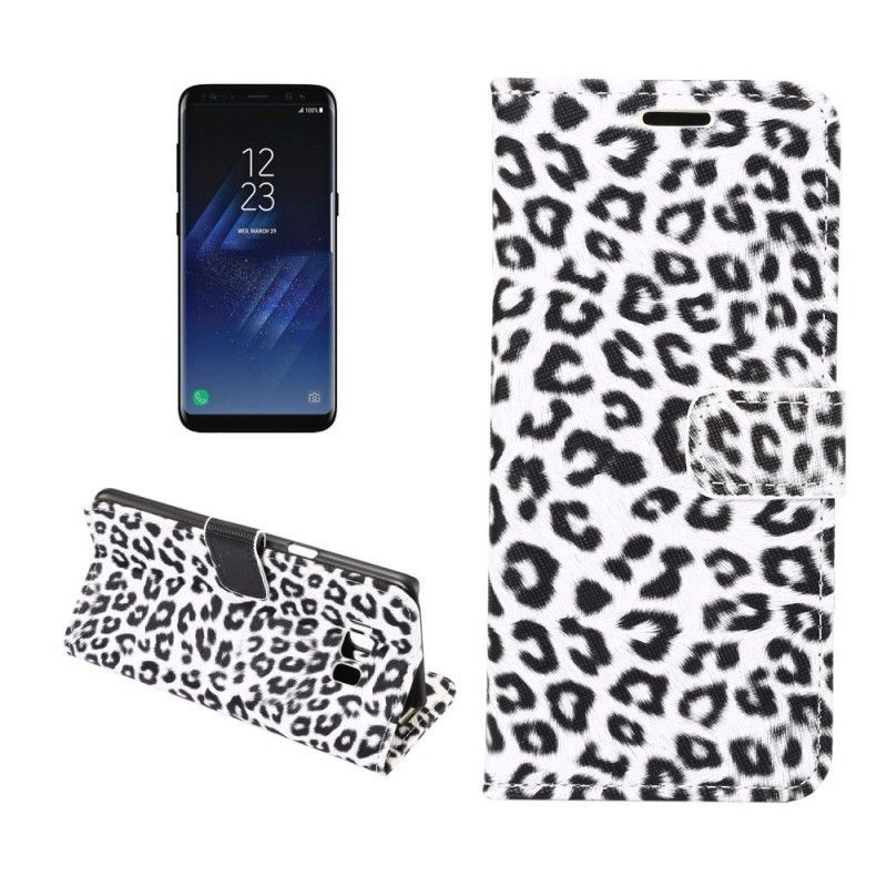 Peněženková Pouzdra Na Samsung Galaxy S8 Leopard