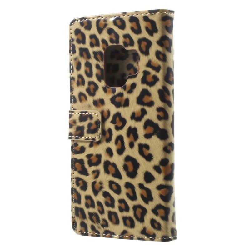 Peněženková Pouzdra Na Samsung Galaxy S9 Leopard