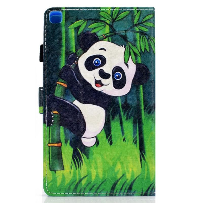 Peněženková Pouzdra Na Samsung Galaxy Tab A7 (2020) Panda