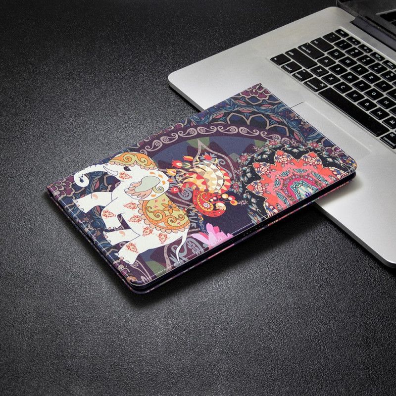 Peněženková Pouzdra Na Samsung Galaxy Tab S7 Design Tisku Slona