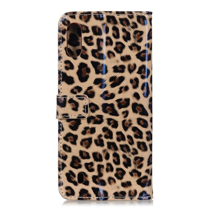 Peněženková Pouzdra Samsung Galaxy A10 Leopard