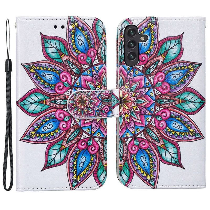 Peněženková Pouzdra Samsung Galaxy A13 5g Kreslená Mandala