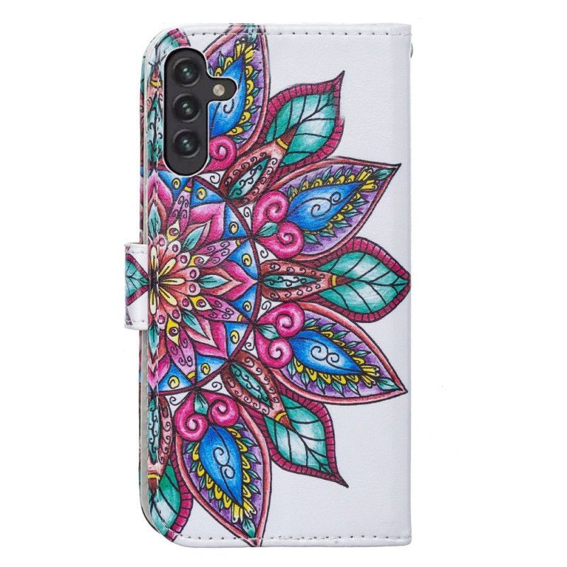 Peněženková Pouzdra Samsung Galaxy A13 5g Kreslená Mandala