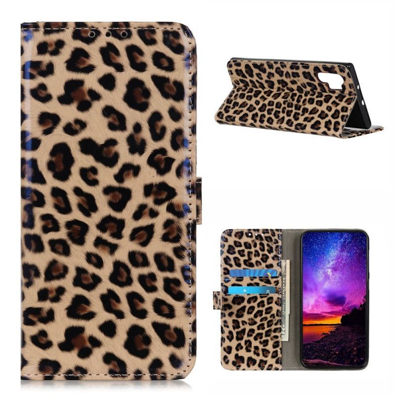 Peněženková Pouzdra Samsung Galaxy A32 5g Obyčejný Leopard