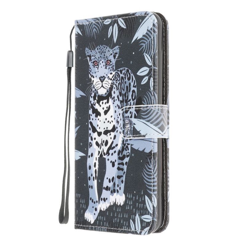 Peněženková Pouzdra Samsung Galaxy A42 5g Leopardí Tanga