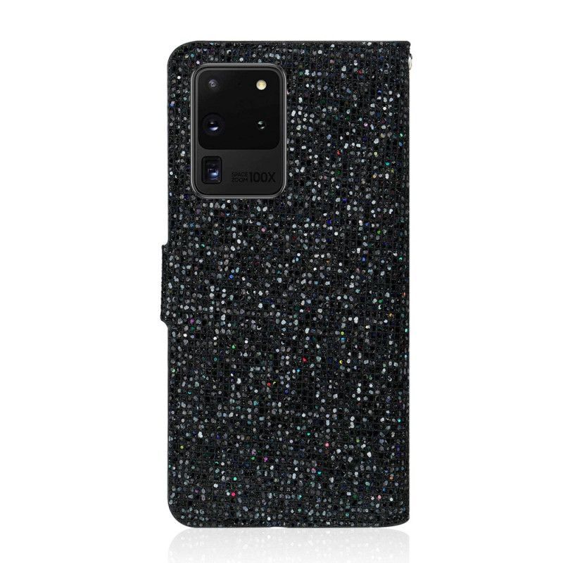 Peněženková Pouzdra Samsung Galaxy S20 Ultra Design Flitrů