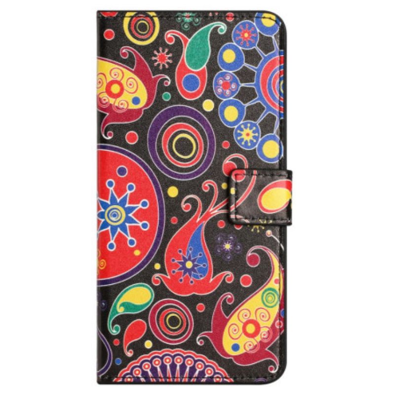 Peněženková Pouzdra Samsung Galaxy S24 Fe Kryty Na Mobil Galaxy Pattern