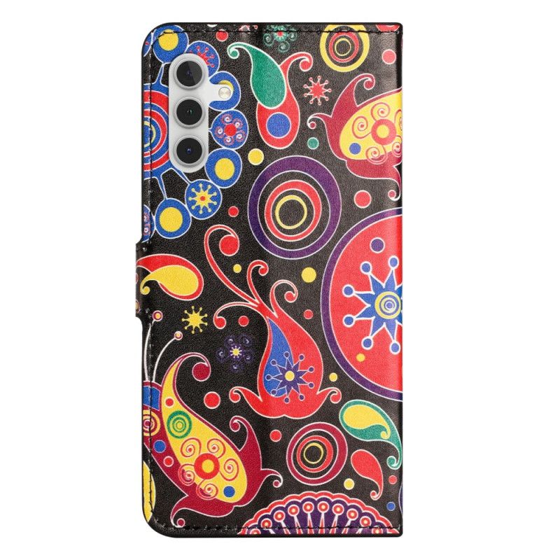 Peněženková Pouzdra Samsung Galaxy S24 Fe Kryty Na Mobil Galaxy Pattern