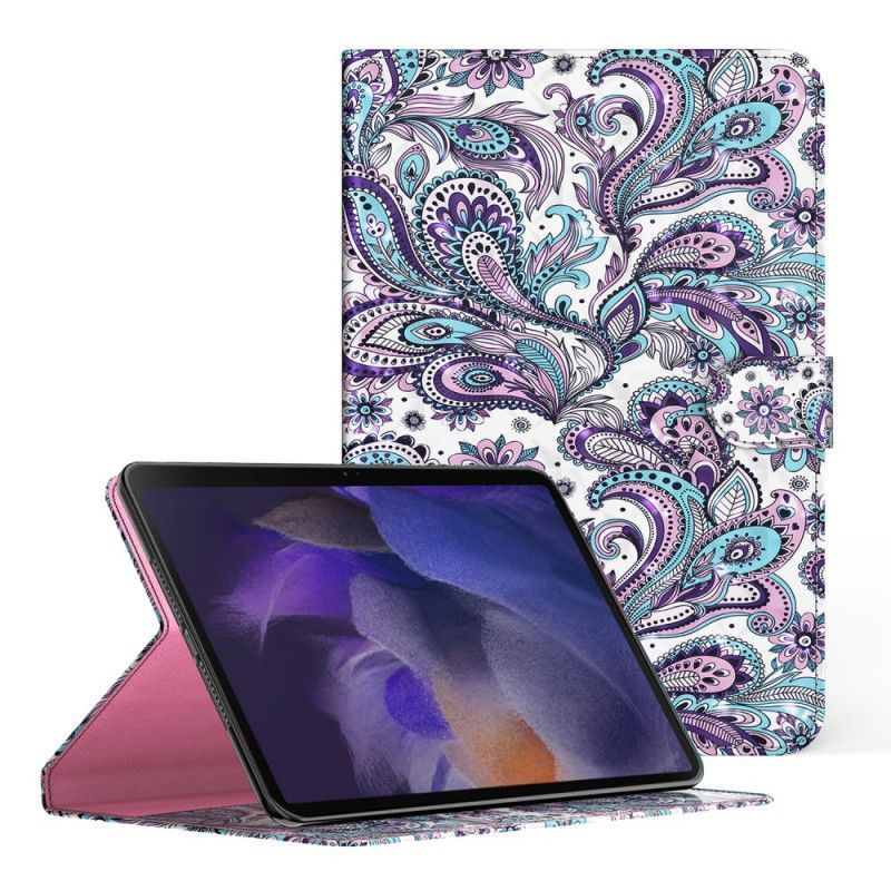 Peněženková Pouzdra Samsung Galaxy Tab A8 (2021) Paisley Vzor