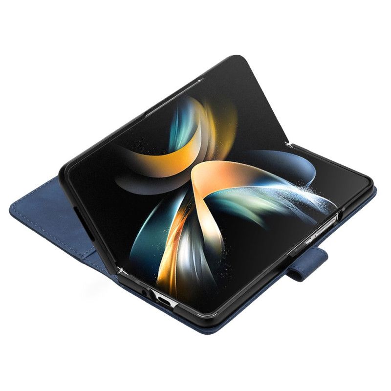 Peněženková Pouzdra Samsung Galaxy Z Fold 5 Kryty Na Mobil Vzor Trojúhelníků