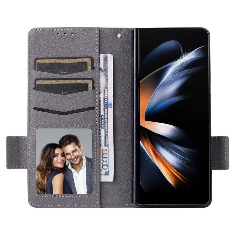 Peněženková Pouzdra Samsung Galaxy Z Fold 6 Dvojitá Spona A Popruh