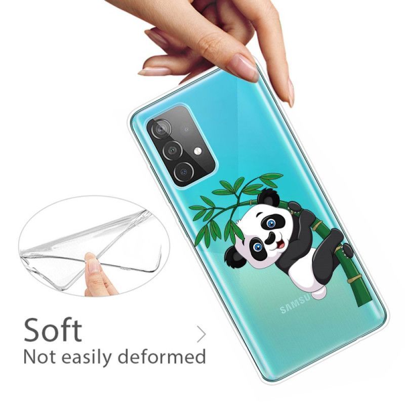 Pouzdro Na Samsung Galaxy 32 5g Panda Na Bambusu