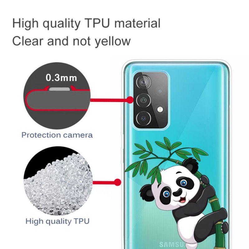 Pouzdro Na Samsung Galaxy 32 5g Panda Na Bambusu