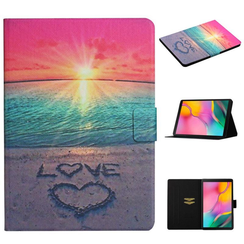 Pouzdro Na Samsung Galaxy Tab A 10.1 (2019) Sunset Love