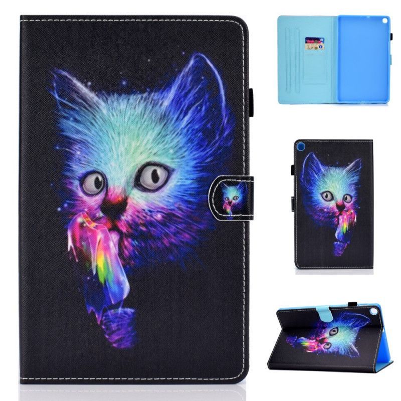 Pouzdro Pro Samsung Galaxy Tab A 10.1 (2019) Psycho Cat