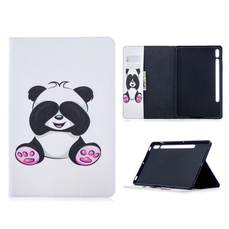 Pouzdro Samsung Galaxy Tab S7 Panda Zábava